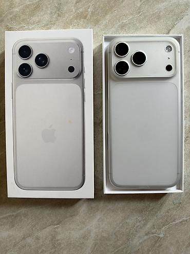 islemis telefonlar: IPhone 17 Pro Max, 256 GB, Gümüşü — 1