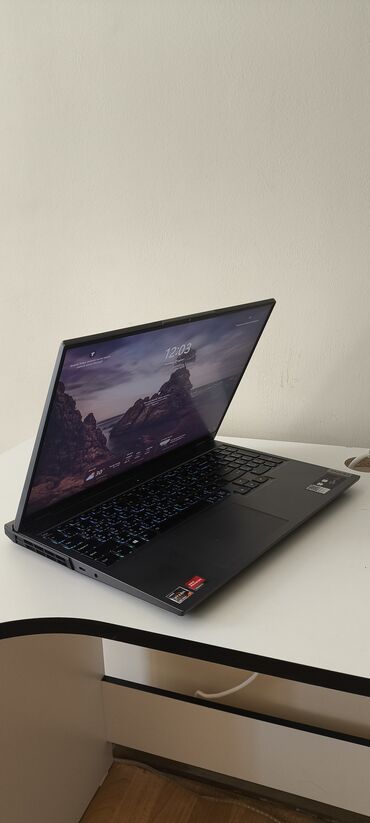Ноутбуки: Ноутбук, Lenovo, 32 ГБ ОЗУ, AMD Ryzen 7, 16 ", Б/у, Игровой, память SSD — 2