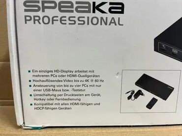 Druga oprema za računare i laptopove: *** AKCIJA *** #2608 SpeaKa Professional KVM svič 4 porta HDMI USB — 2