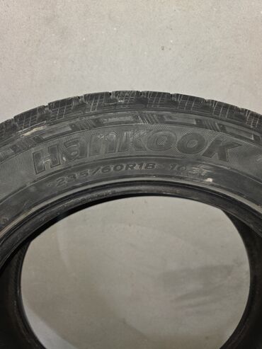 shiny hankook bu: Шиналар 235 / 60 / R 18, Кыш, Колдонулган, Комплект, Жол тандабастар (АТ/МТ), Корея, Hankook