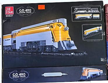 oyuncaklar: 🧱🚂 Nəhəng Buxarlı Retro Qatar Konstruktoru – JIE STAR CO 490 Steam — 1
