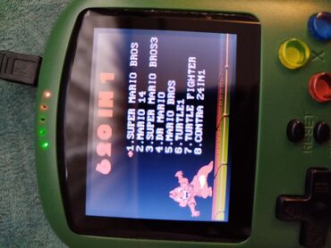 Digər oyun və konsollar: Portativ retro oyun konsolu 620 ədəd oyun var, səs artırıb azaltma — 8