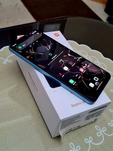 Redmi: Redmi Note 12, 256 GB, rəng - Göy, Zəmanət, Sensor, Barmaq izi — 1