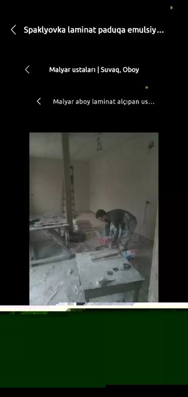 Malyar işləri: Malyar ustasi 2neferik cəld və gözəl iş görülür paduqa emusiya -da lalafo.az — 2 Malyar işləri: Malyar ustasi 2neferik cəld və gözəl iş görülür paduqa emusiya — 2