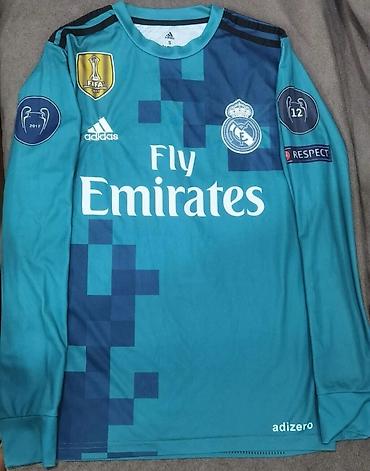 royal: Futbolka, Adidas, S, rəng - Yaşıl — 1