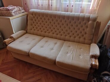 forma ideale trosed dvosed i fotelja cena: Three-seat sofas, Textile, color - Beige, Used