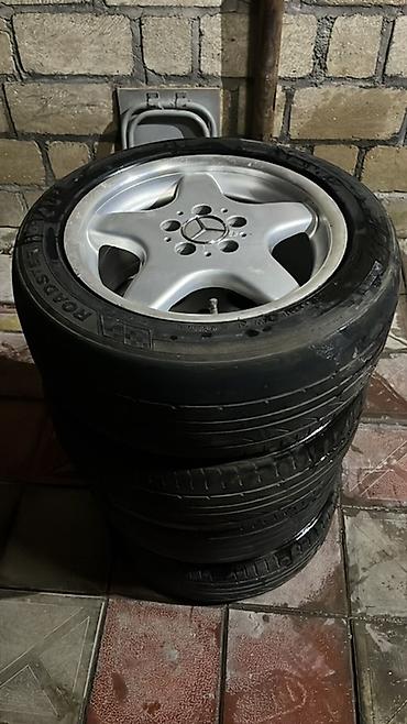 18 245 45: İşlənmiş Disk təkər Mercedes-Benz 215 / 55 / R 16, 5 Boltlu — 1