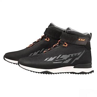 bata usce: LS2 Urban moto patike – crne sa narandžastim detaljima - — 5