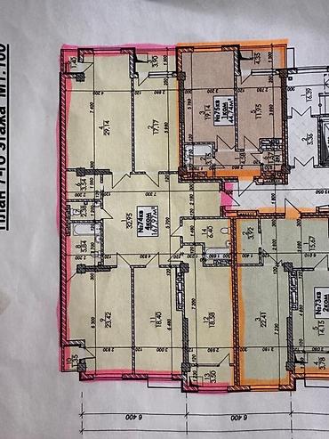 Продажа квартир: 4 комнаты, 168 м², Дордой Плаза ТРЦ Элитка, 12 этаж, ПСО (под самоотделку) — 9