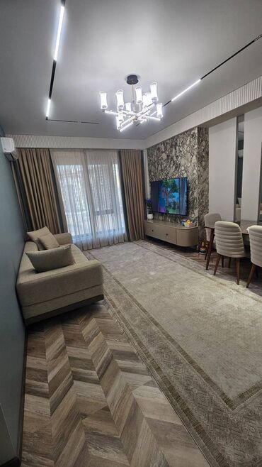 квартиры в районе бишкек парк: 4 комнаты, 112 м², Элитка, 7 этаж, Евроремонт