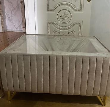 divan fabrikası: Künc divan, İşlənmiş, Açılan, Bazalı, Parça, Çatdırılma yoxdur — 2