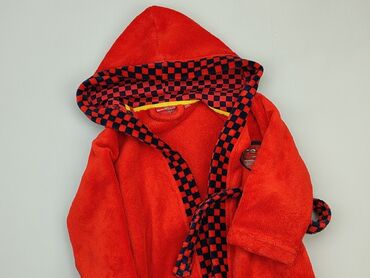 bielizna czerwona: Szlafrok, 3-4 lat, 98-104 cm, stan - Dobry