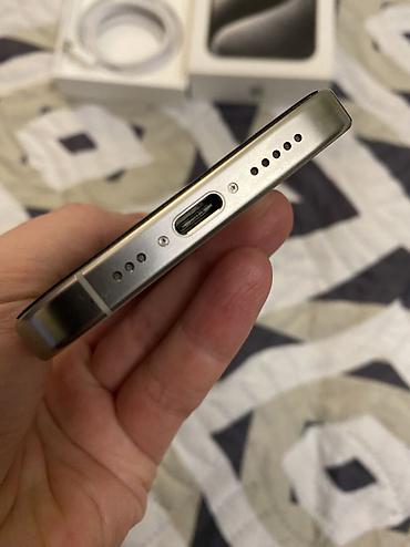 Apple iPhone: IPhone 15 Pro, Б/у, 512 ГБ, Natural Titanium, Коробка — 6