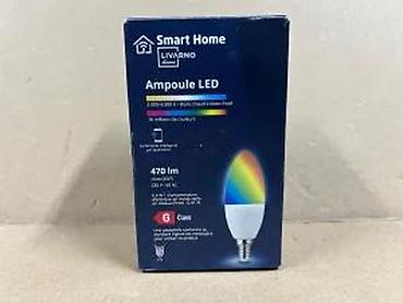 limun sadnice: LIVARNO Home Smart Home LED sijalica – pametna RGB+CCT svećica (E14) — 2