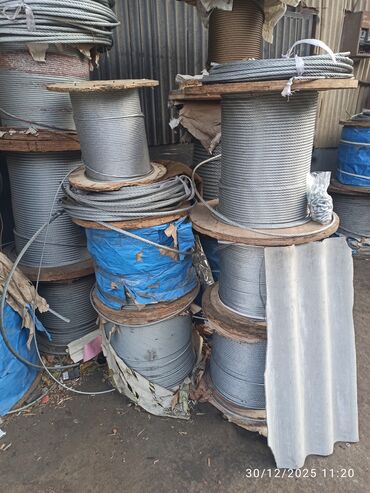 Troslar, rıçaqlar: Polad tros (wire rope) – böyük bobinlərdə Təyinat: 3 azn - dən — 9