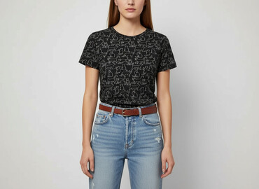 czerwone t shirty levis: Sassofono, Футболка жіноча, розмір XS