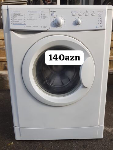 Paltaryuyan maşınlar: Paltaryuyan maşın Indesit, 5 kq, İşlənmiş, Avtomat, Ünvandan götürmə, Ödənişli çatdırılma
