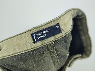 spidnie cargo: Skinny, Spodnie materiałowe damskie, rozmiar S — 4