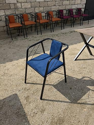 Metall karkaslı yumşaq oturacaqlı-stul - İstifadə sahəsi: kafe lalafo.az -da Metall karkaslı yumşaq oturacaqlı-stul - İstifadə sahəsi: kafe