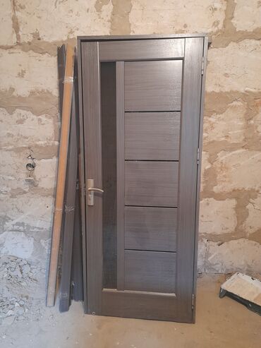 qapi otag: İç qapı dəsti – modern dizayn - Material: MDF/laminat səthli taxta