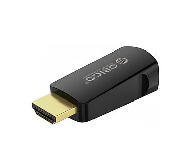 av hdmi adapter: ⚡ ORICO XD-HLFV-BK-BP – HDMI (M) → VGA (F) Konvertor Adapter ORICO — 1