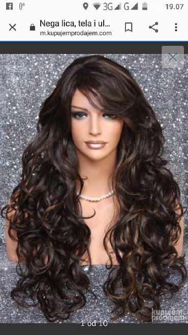 Perike i klipse: Poluprirodne Kanekalon Perike ‼Peru se Peglaju i Uvijaju‼ NOVO — 8