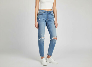 stradivarius jasne jeansy: Bershka, Jeansy damskie, rozmiar 2XS