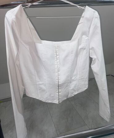 bluze od konca: L (EU 40), Cotton, color - White