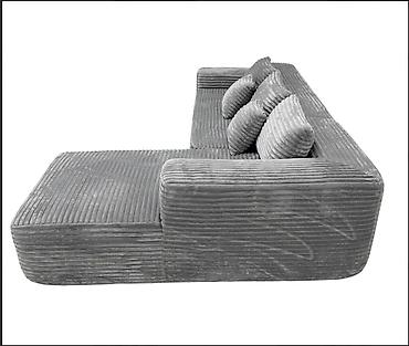 Угловые диваны: Новый без каркасный Хит диван 2025! Г- образный Длинная сторона — 3