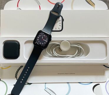 apple watch 8 45: İşlənmiş, Smart saat, Apple, Аnti-lost, rəng - Göy