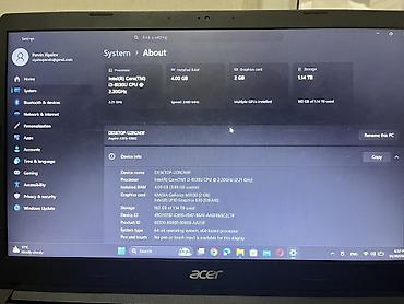 plansetler ucuz qiymete: Az işlənib vəziyyəti yaxşıdı Acer Aspire A315-53G noutbuk - — 7