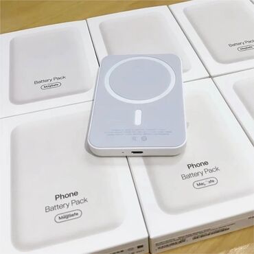 Portativ enerji yükləyicilər: Magsafe Apple 10000 mah powerbank iPhone ayfon 13,14,15 seriyalara