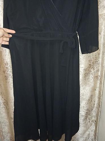 Şəxsi əşyalar: Qara rəngli qadın paltarı - Model: sarafan tipli, “wrap”/kəsişən — 2