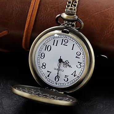 ultra watch: Retro üslubda cib saatı – kvarç mexanizm qiymət endirildi. YENİ — 2