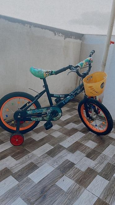 velosiped ucun isiqlar: Uşaq velosipedi – Toba (Ben 10 temalı) - Çərçivə: polad, qara rəngdə — 2