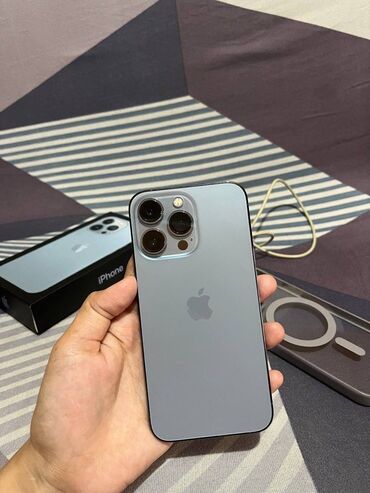 kontakt home islenmis telefonlar: IPhone 13 Pro, 128 GB, Sierra Blue, Zəmanət, Face ID