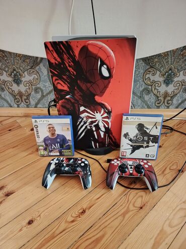 ps5 controller qiymeti: Playstation 5 fat 850gb disk versiyali satilir. Ustunde 2 eded tam