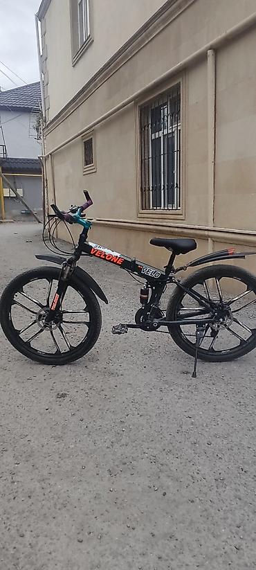 26 lik velosiped: Velone dağ (MTB) velosiped 26 lıq təkər və qatlana bilən çərvivə — 2