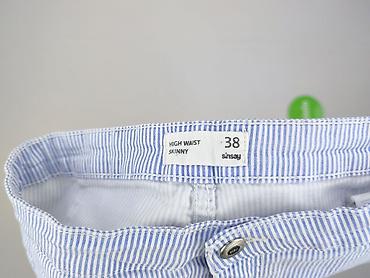 slip on h: Sinsay, Spodnie materiałowe damskie, rozmiar M — 4