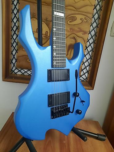 Гитары: Электрогитара НОВАЯ 🎸!!! с модерновым дизайном типа "Warlock", НН — 5