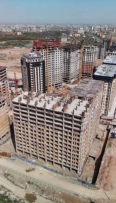 под сдачу: 3 комнаты, 80 м², Ала-Арча ТРЦ Элитка, 11 этаж, ПСО (под самоотделку) — 5