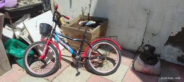 1 yaşdan yuxarı uşaqlar üçün velosipedlər: İki təkərli Uşaq velosipedi 20", sürətlərin sayı: 1