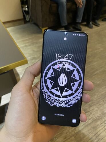 telefonlar təzə: Samsung Galaxy S20, 128 ГБ, цвет - Серый, Face ID, Беспроводная зарядка