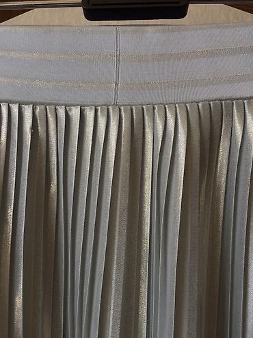 Юбки: Плиссированная юбка с эффектом металлик Бренд: Mango Размер: M/L Цвет — 5