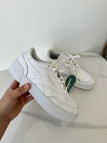 кеды reebok: Кроссовки, 35, Reebok, Новый, цвет - Белый, Самовывоз — 1