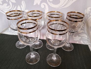 Čaše: Case kristal za vino Bohemija,rucni rad 60te.god. Case kristal,rucna na lalafo.rs — 8 Čaše: Case kristal za vino Bohemija,rucni rad 60te.god. Case kristal,rucna — 8