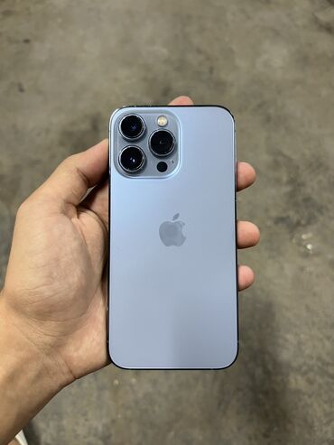 телефоны за 7000: IPhone 13 Pro, Новый, 128 ГБ, Sierra Blue, Зарядное устройство, Чехол, Кабель, 95 %