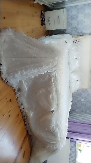 Örtüklər: Yataq üçün Yeni rəng - Ağ Yataq örtüyü — 2