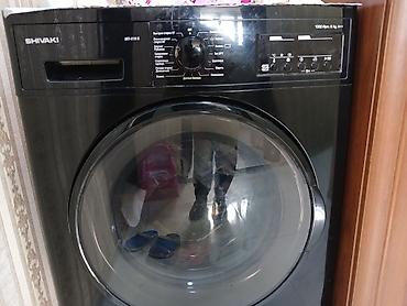 dispenser temiri: SHIVAKI AWT-6110B önyükləməli paltaryuyan maşın - Rəng: qara, iri — 1