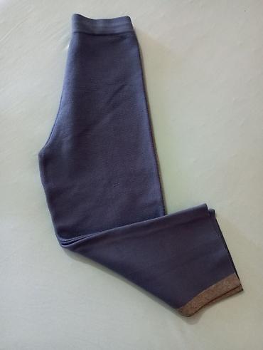Uşaq dünyası: Uşaq şalvarı - Model: dar kəsimli, elastik bel - Rəng: tünd boz-mavi — 2